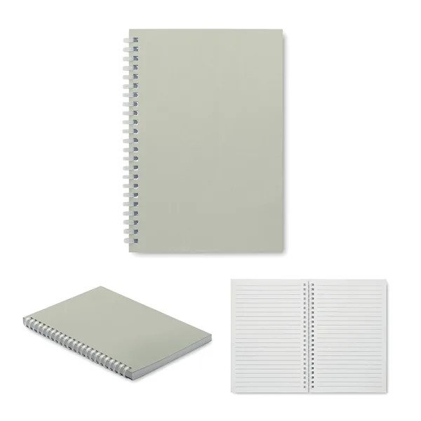Recycled carton cover soft ring binding notebook
