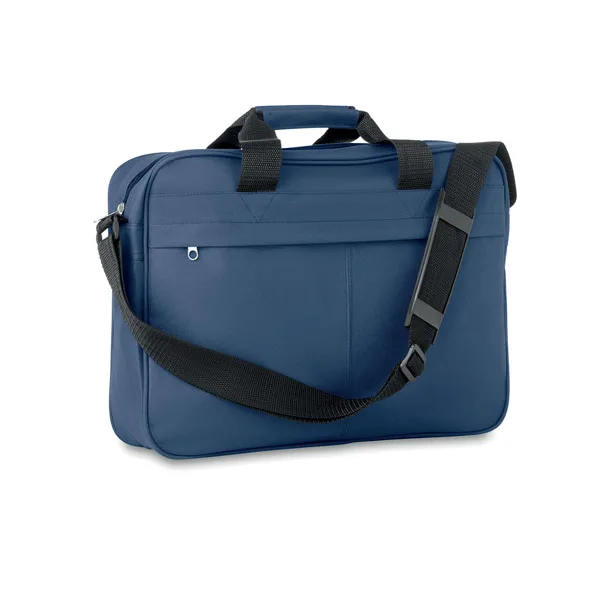 Document bag in 600D polyester with adjustable shoulder strap