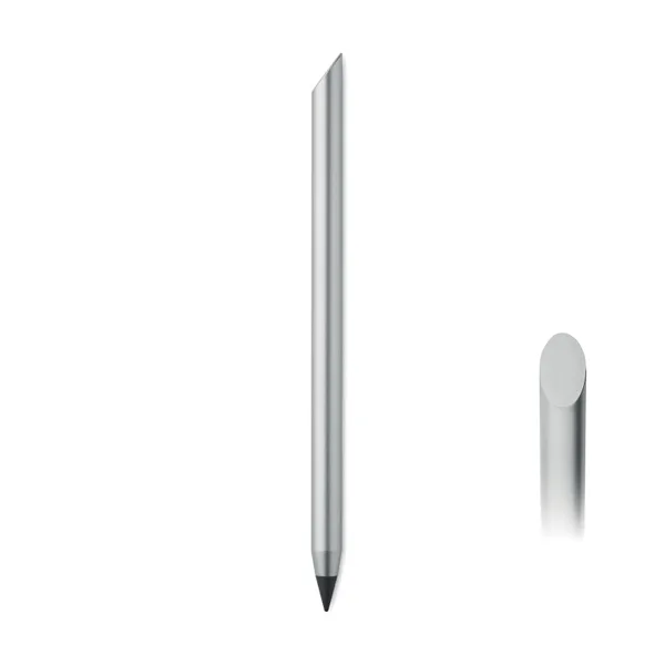 Long lasting recycled aluminium inkless pen