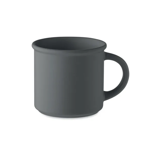 Ceramic vintage style mug in matt colour
