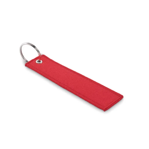 Remove before flight key ring in polyester