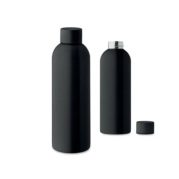 Single wall bottle in recycled stainless steel