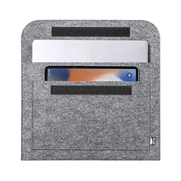 Nature line laptop sleeve in resistant, recycled RPET felt