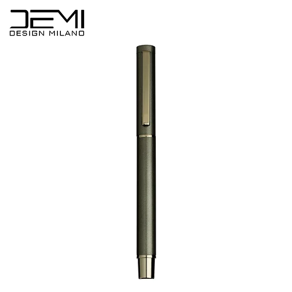 Matt metallic lacquered aluminum ballpoint pen