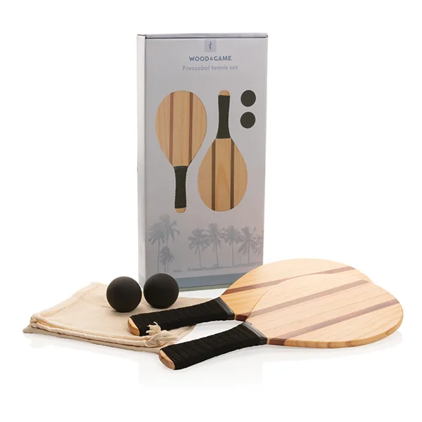 Luxury eye catching frescobol set to play on the beach, park or on your holiday