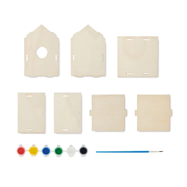DIY wooden birdhouse kit in poplar wood