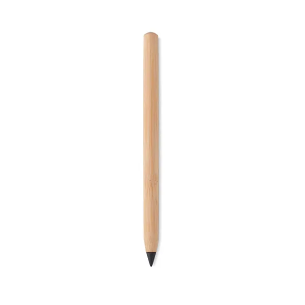 Long lasting bamboo inkless pen with paper cap
