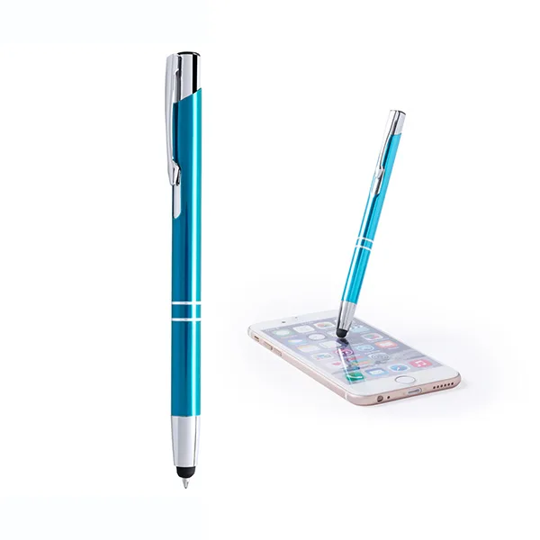 Ball pen with push-up mechanism in cheerful colors